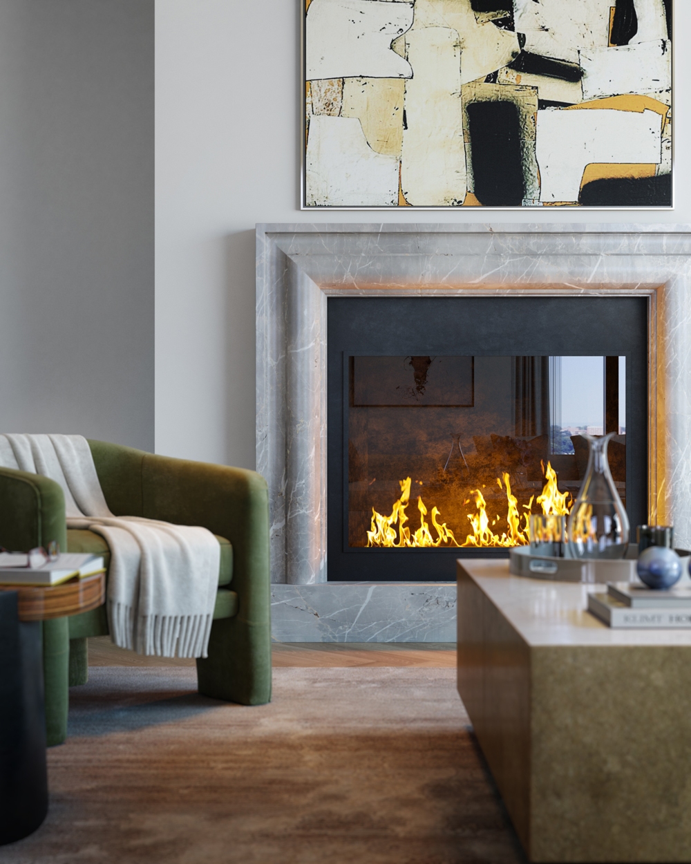 3646_2505-Broadway_Penthouse-Great-Room-Fireplace_Vignette_CG-scaled